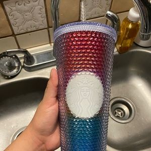 Starbucks Rainbow studded Venti cup